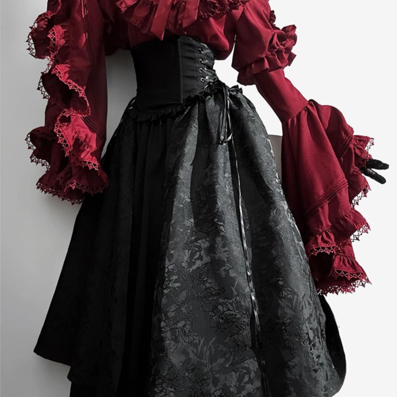 Halloween dress black and red  - đánh giá và giá Women'S Red Formal Wear