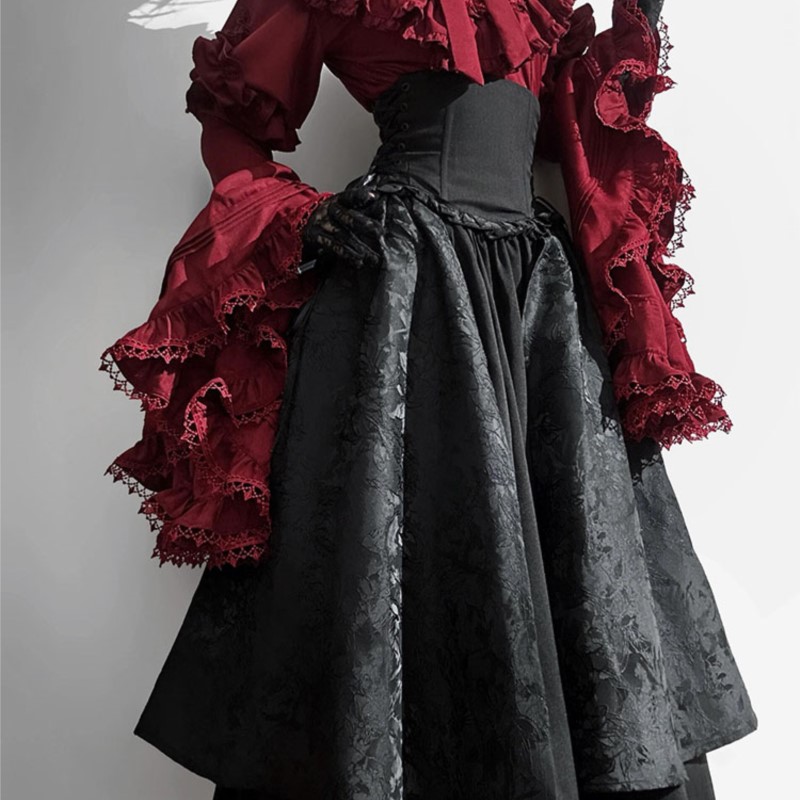 Halloween dress black and red  - đánh giá và giá Women'S Red Formal Wear