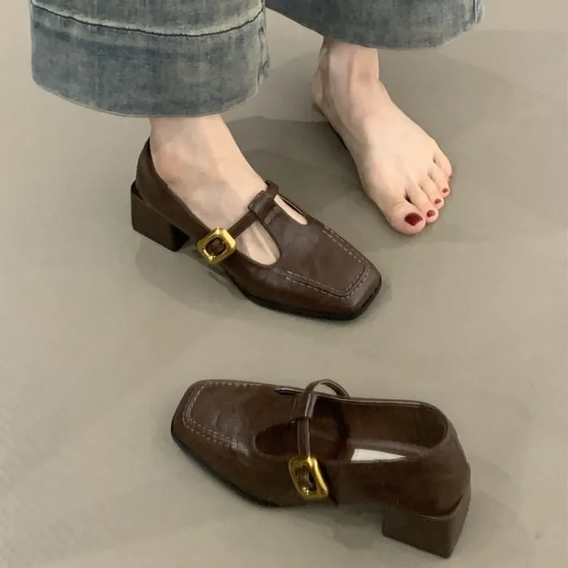Women Square Toe T-Strap Mary  - đánh giá và giá Womens Heels