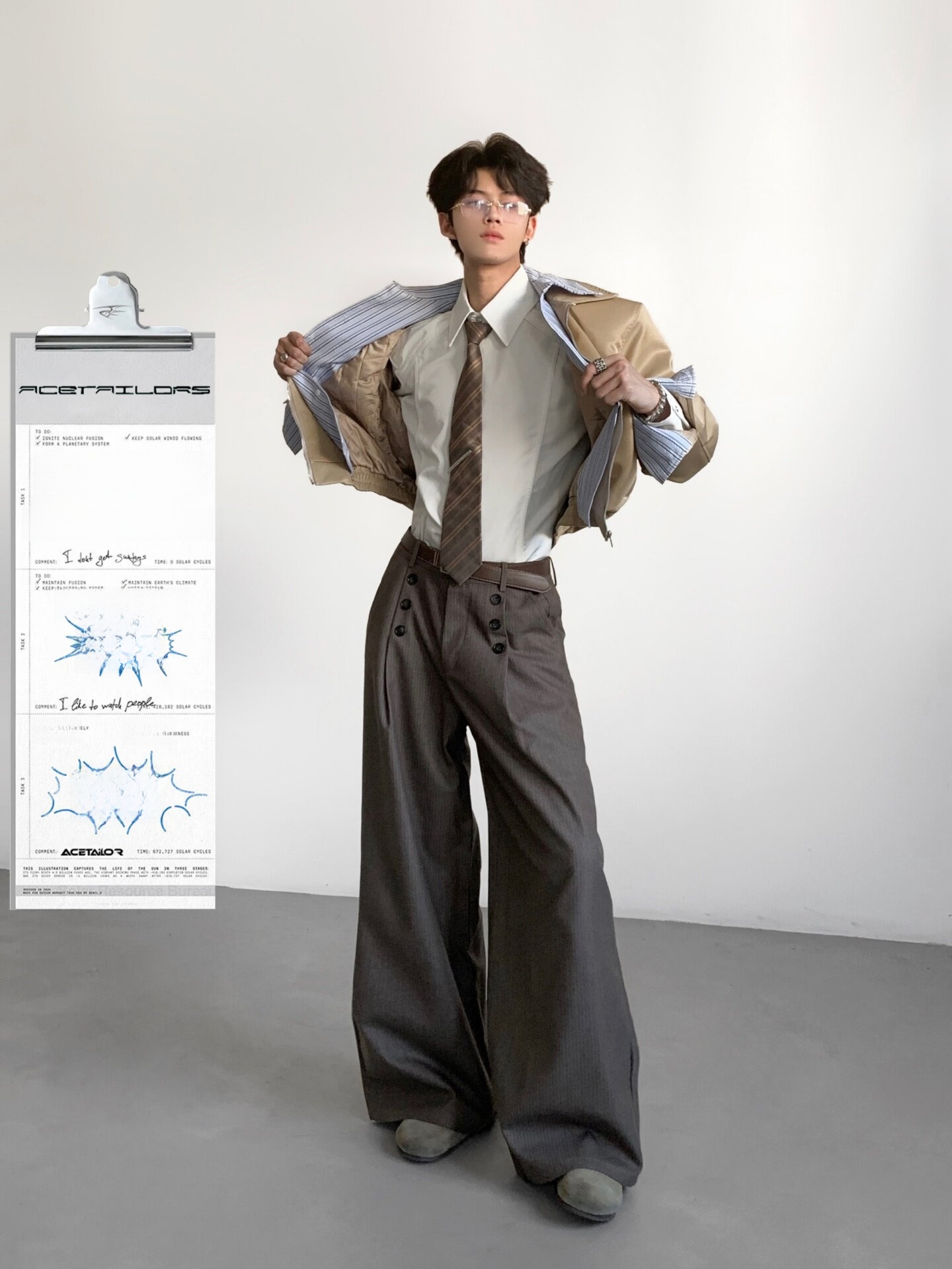 Ace Tailors Men's Casual Strip - đánh giá và giá Tailored Trouser Wide