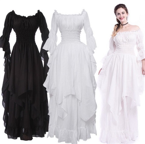 Medieval Dress Retro Off-The-S - đánh giá và giá Lace Dress
