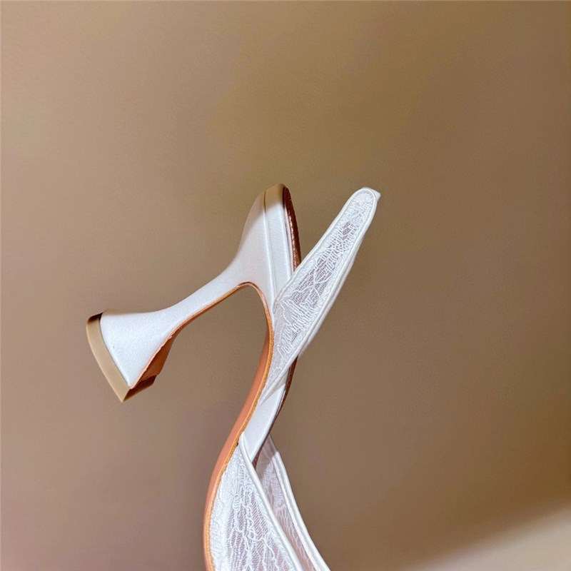 High-heeled sandals summer new - đánh giá và giá Lace Dress