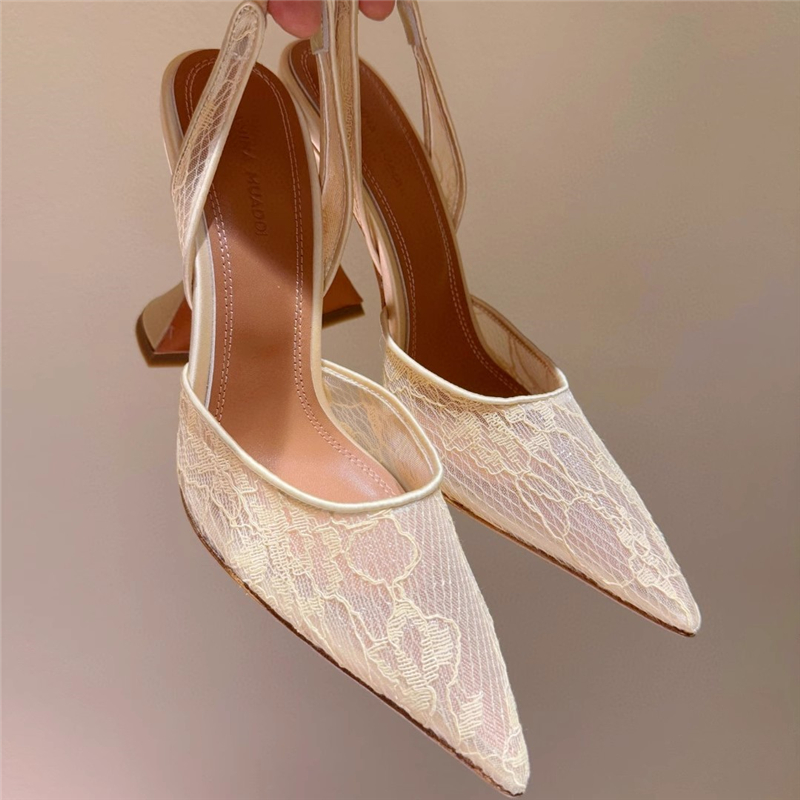 High-heeled sandals summer new - đánh giá và giá Lace Dress