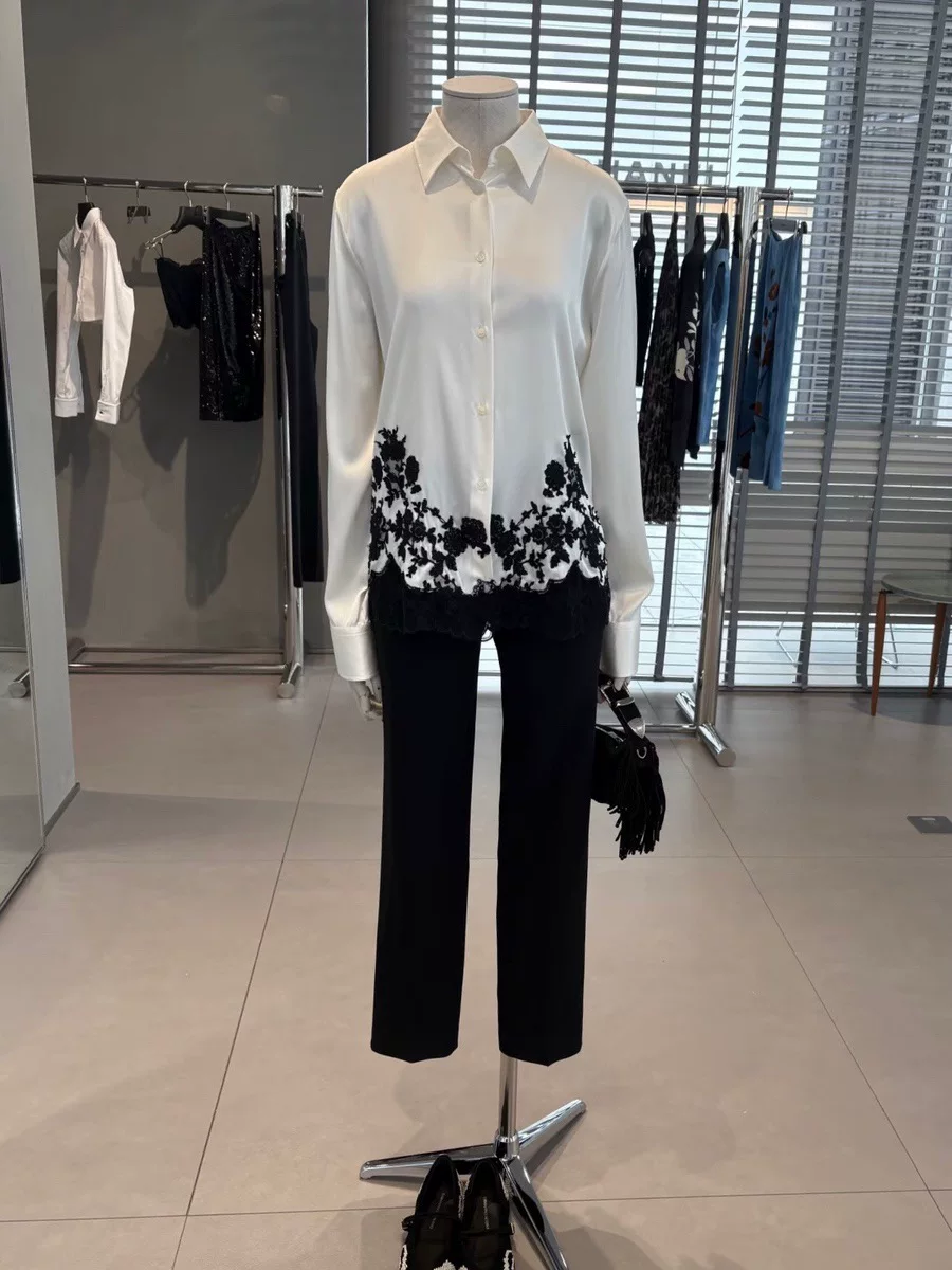 High Quality Silk Satin Women' - đánh giá và giá Silk Blouse