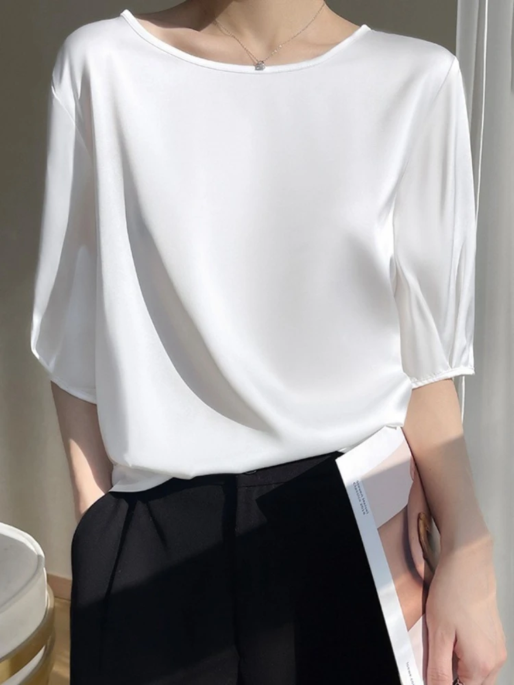 New Summer Silk Women Blouse E - đánh giá và giá Silk Blouse