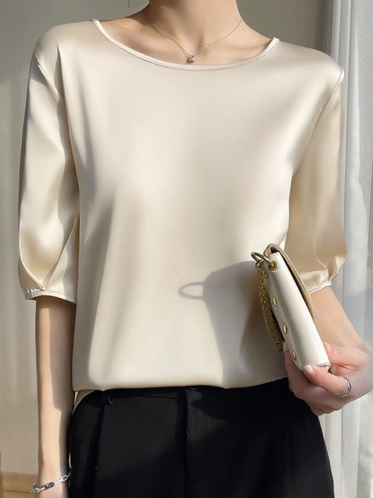 New Summer Silk Women Blouse E - đánh giá và giá Silk Blouse